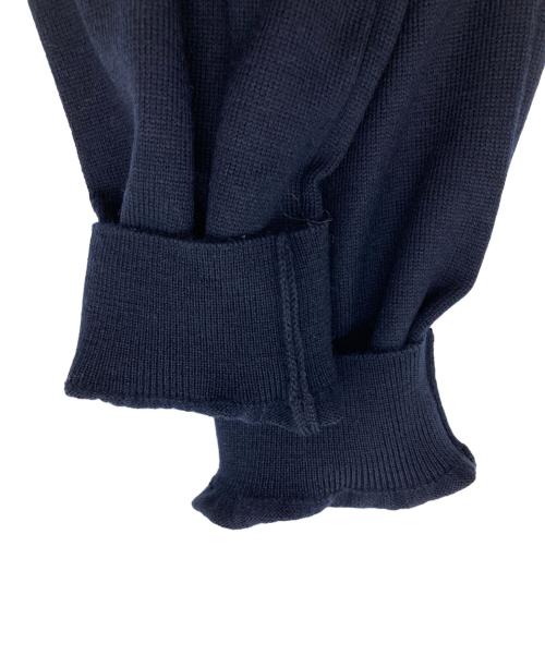 SLOANE（スローン）SLOANE (スローン) 14G天竺 エクストラファインメリノウール ショート丈 クルーネック ネイビー サイズ:SIZE 3の古着・服飾アイテム