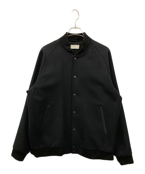 ATON（エイトン）ATON (エイトン) SUPER 160S LETTERMAN JACKET ブラック サイズ:4の古着・服飾アイテム