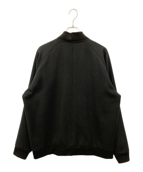ATON（エイトン）ATON (エイトン) SUPER 160S LETTERMAN JACKET ブラック サイズ:4の古着・服飾アイテム