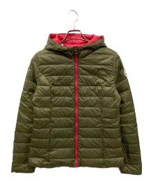 JOTT（ジョット）の古着「リバーシブルダウンジャケット」｜カーキ×レッド