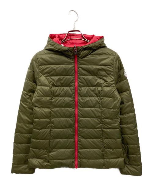 JOTT（ジョット）JOTT (ジョット) リバーシブルダウンジャケット カーキ×レッド サイズ:記載なしの古着・服飾アイテム