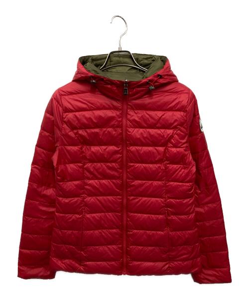 JOTT（ジョット）JOTT (ジョット) リバーシブルダウンジャケット カーキ×レッド サイズ:記載なしの古着・服飾アイテム