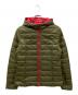 JOTT（ジョット）の古着「リバーシブルダウンジャケット」｜カーキ×レッド