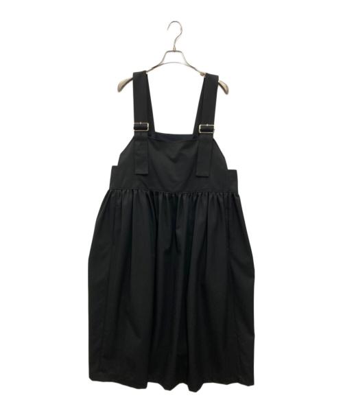 tricot COMME des GARCONS（トリココムデギャルソン）tricot COMME des GARCONS (トリココムデギャルソン) ウールギャバジャンパースカート ブラック サイズ:Mの古着・服飾アイテム