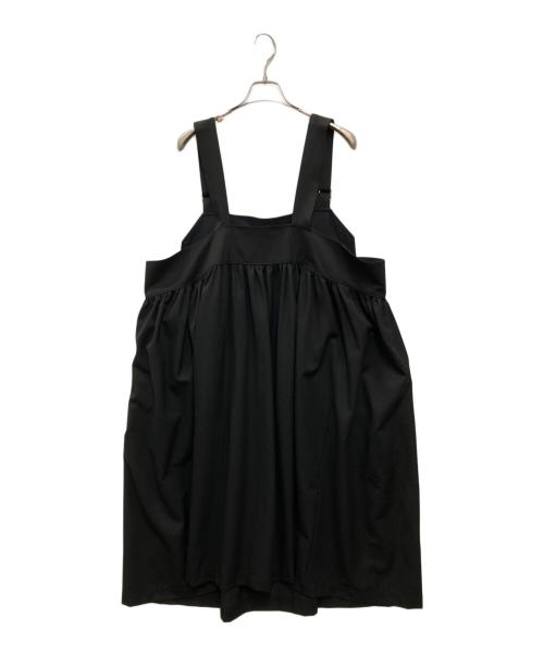 tricot COMME des GARCONS（トリココムデギャルソン）tricot COMME des GARCONS (トリココムデギャルソン) ウールギャバジャンパースカート ブラック サイズ:Mの古着・服飾アイテム