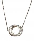 TIFFANY & Co.ティファニー アンド コー）の古着「インターロッキングネックレス」｜シルバー