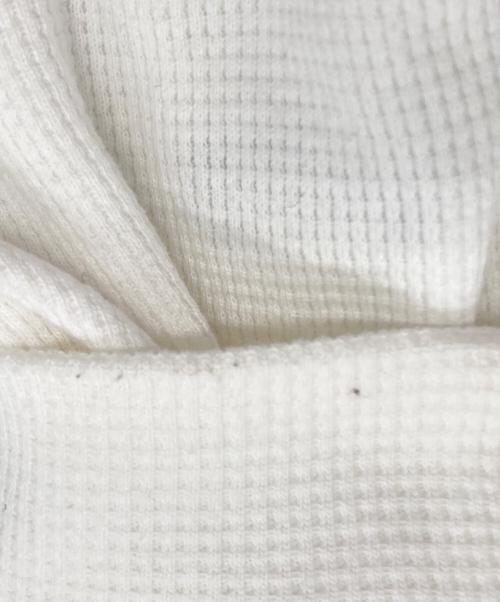 masonprince（メゾンプリンス）MASONPRINCE (メゾンプリンス) ハッフルハーフジップスウェット ホワイト サイズ:1の古着・服飾アイテム