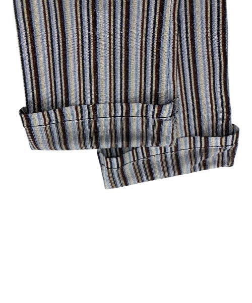 sahara（サハラ）sahara (サハラ) Striped Glitter Dress ブルー サイズ:FREEの古着・服飾アイテム