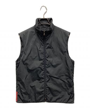 中古・古着通販】PRADA SPORTS (プラダスポーツ) 中綿ベスト ブラック