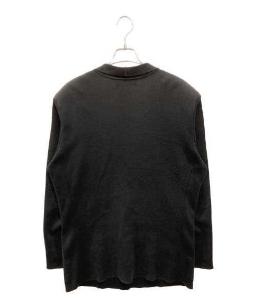 ISSEY MIYAKE（イッセイミヤケ）ISSEY MIYAKE (イッセイミヤケ) ［古着］アーカイブ ニットジャケット ブラック サイズ:Lの古着・服飾アイテム