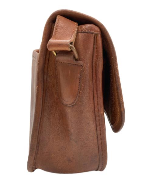 COACH（コーチ）COACH (コーチ) ［古着］ターンロックレザーショルダーバッグ ブラウンの古着・服飾アイテム