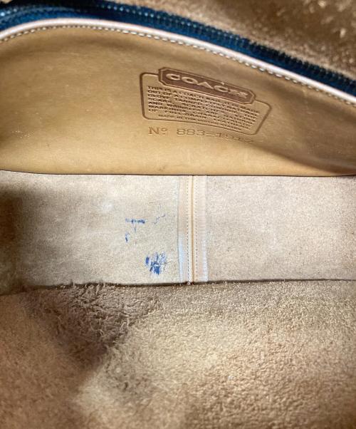 COACH（コーチ）COACH (コーチ) ［古着］ターンロックレザーショルダーバッグ ブラウンの古着・服飾アイテム