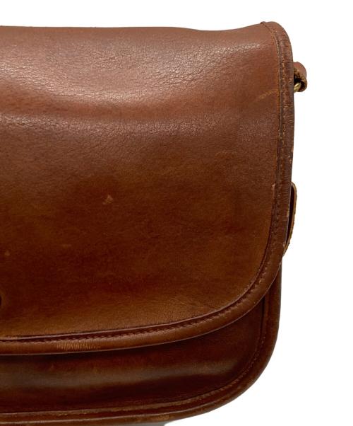 COACH（コーチ）COACH (コーチ) ［古着］ターンロックレザーショルダーバッグ ブラウンの古着・服飾アイテム
