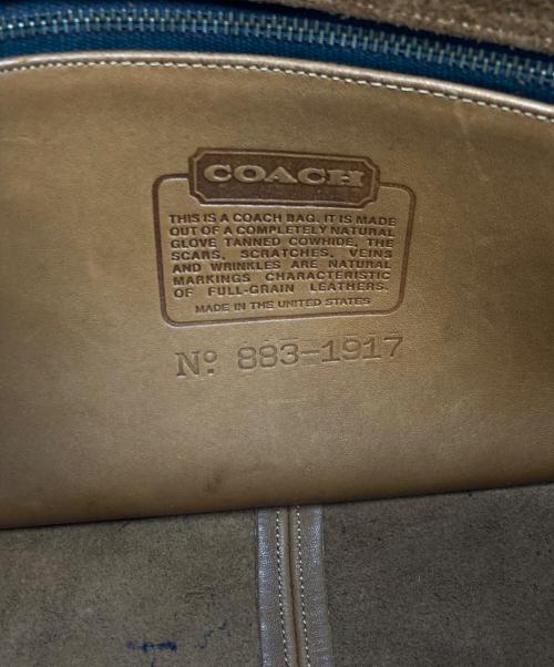 COACH（コーチ）COACH (コーチ) ［古着］ターンロックレザーショルダーバッグ ブラウンの古着・服飾アイテム