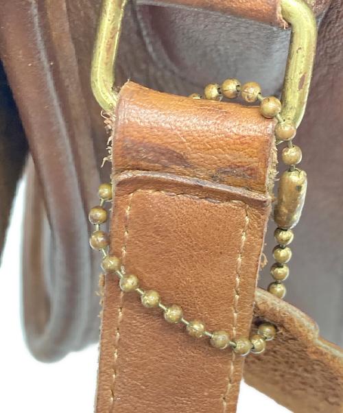 COACH（コーチ）COACH (コーチ) ［古着］ターンロックレザーショルダーバッグ ブラウンの古着・服飾アイテム