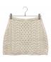 theory (セオリー) Felted Wool Cash Cable Mini F スカート ホワイト サイズ:S 未使用品：7000円