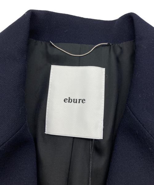 ebure（エブール）EBURE (エブール) ライトドライウール 6釦ダブルジャケット ネイビー サイズ:38 未使用品の古着・服飾アイテム