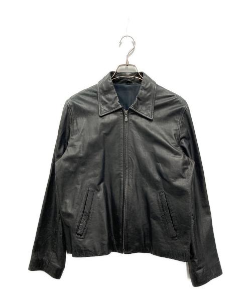 Paul Smith London（ポールスミスロンドン）Paul Smith London (ポールスミスロンドン) シングルライダースジャケット ブラック サイズ:Mの古着・服飾アイテム