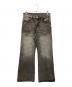 BASKETCASE（バスケットケース）の古着「BAGGY DENIM PANTS」｜ブラック