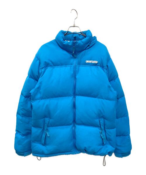 UNDEFEATED（アンディフィーテッド）UNDEFEATED (アンディフィーテッド) UNDEFEATED ダウンジャケット ブルー サイズ:Lの古着・服飾アイテム