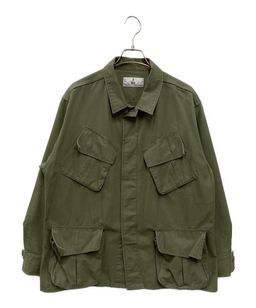 Curensology（カレンソロジー）Curensology (カレンソロジー) Fatigue Jacket カーキ サイズ:FREEの古着・服飾アイテム