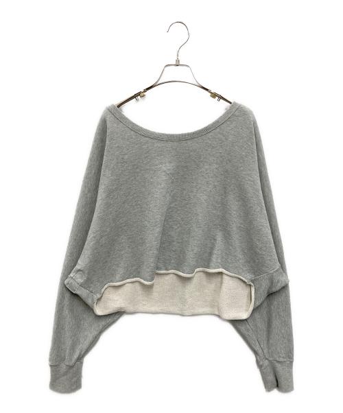 Curensology（カレンソロジー）Curensology (カレンソロジー) フレンチテリーショートプルオーバー グレー サイズ:FREEの古着・服飾アイテム