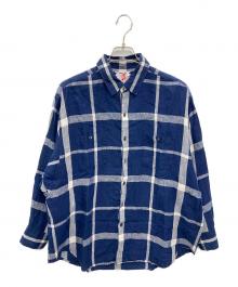son of the cheese（（サノバチーズ））の古着「Big check shirts」｜ネイビー