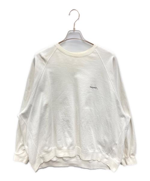 Graphpaper（グラフペーパー）Graphpaper (グラフペーパー) FUTUR (フューチャー) Compact Terry Crew Neck ホワイト サイズ:FREEの古着・服飾アイテム