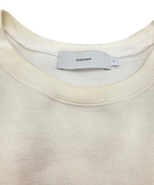 Graphpaper（グラフペーパー）Graphpaper (グラフペーパー) FUTUR (フューチャー) Compact Terry Crew Neck ホワイト サイズ:FREEの古着・服飾アイテム