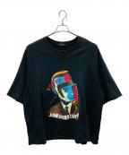 JohnUNDERCOVERジョンアンダーカバー）の古着「カットオフビッグスウェットプルオーバー」｜ブラック