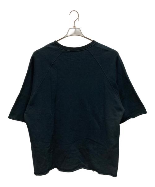 JohnUNDERCOVER（ジョンアンダーカバー）JohnUNDERCOVER (ジョンアンダーカバー) カットオフビッグスウェットプルオーバー ブラック サイズ:3の古着・服飾アイテム