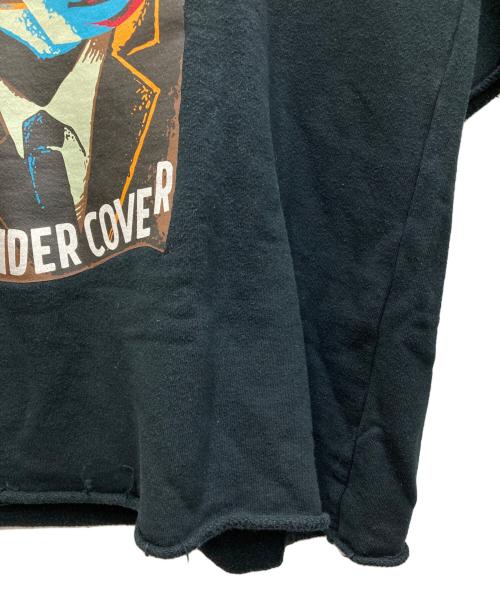 JohnUNDERCOVER（ジョンアンダーカバー）JohnUNDERCOVER (ジョンアンダーカバー) カットオフビッグスウェットプルオーバー ブラック サイズ:3の古着・服飾アイテム