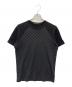 LOUIS VUITTON（ルイ ヴィトン）の古着「ダミエ柄tシャツ」｜ブラック