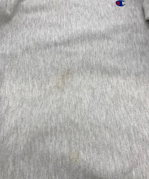 Champion REVERSE WEAVE（チャンピオン リバース ウィーブ）Champion REVERSE WEAVE (チャンピオン リバース ウィーブ) 目あり刺繍スウェット グレー サイズ:Lの古着・服飾アイテム