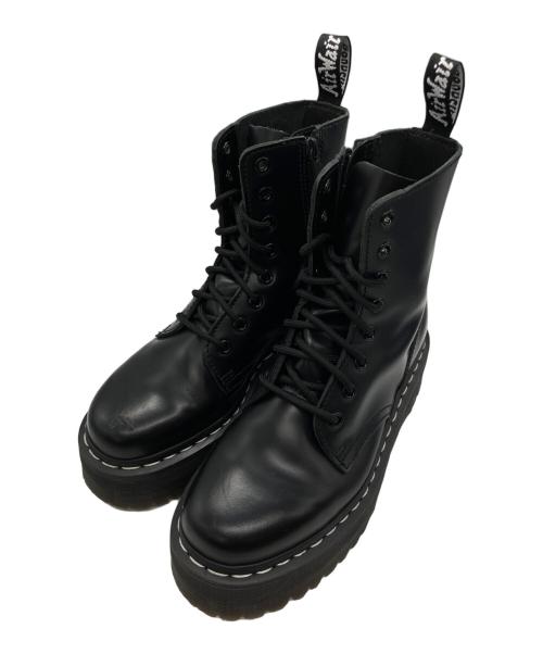 Dr.Martens（ドクターマーチン）Dr.Martens (ドクターマーチン) JADON ホワイトステッチ 8 ホール ブーツ ブラック サイズ:US6の古着・服飾アイテム