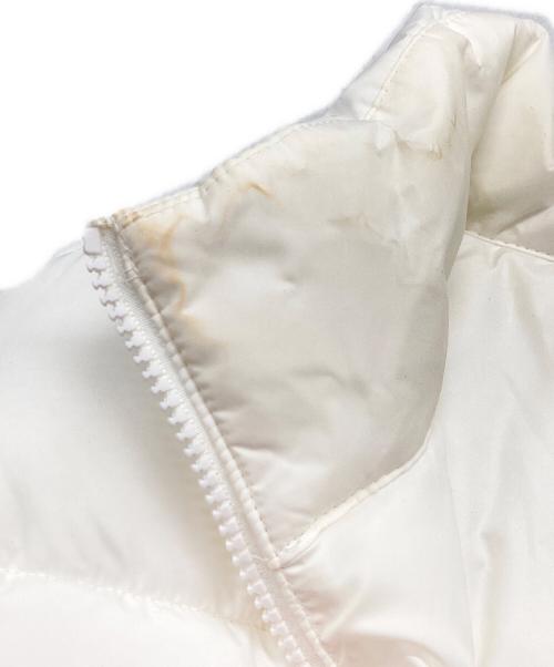 adidas（アディダス）adidas (アディダス) パデッド スタンドカラー パファージャケット ホワイト サイズ:Sの古着・服飾アイテム