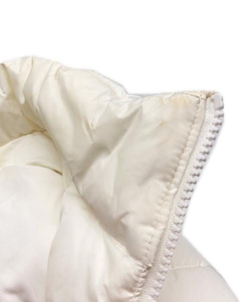 adidas（アディダス）adidas (アディダス) パデッド スタンドカラー パファージャケット ホワイト サイズ:Sの古着・服飾アイテム