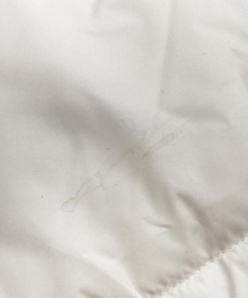 adidas（アディダス）adidas (アディダス) パデッド スタンドカラー パファージャケット ホワイト サイズ:Sの古着・服飾アイテム