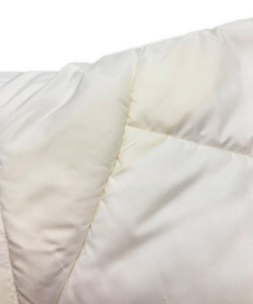 adidas（アディダス）adidas (アディダス) パデッド スタンドカラー パファージャケット ホワイト サイズ:Sの古着・服飾アイテム