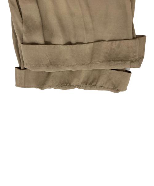 Plage（プラージュ）Plage (プラージュ) fibril linen 混 フレアパンツ ベージュ サイズ:34の古着・服飾アイテム