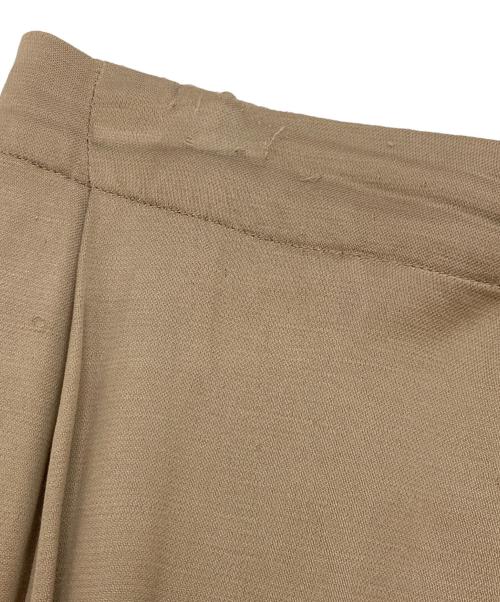 Plage（プラージュ）Plage (プラージュ) fibril linen 混 フレアパンツ ベージュ サイズ:34の古着・服飾アイテム