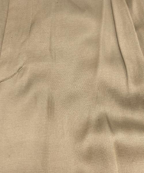 Plage（プラージュ）Plage (プラージュ) fibril linen 混 フレアパンツ ベージュ サイズ:34の古着・服飾アイテム