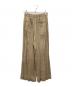 Plage (プラージュ) fibril linen 混 フレアパンツ ベージュ サイズ:34：7000円