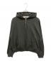 Drawer（ドゥロワー）の古着「PRE 裏毛ハーフジップフーディ」｜ブラック