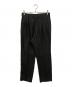 MIYAGIHIDETAKA（ミヤギヒデタカ）の古着「タックパンツ」｜ブラック