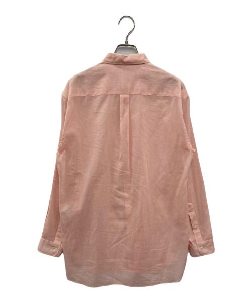 AURALEE（オーラリー）AURALEE (オーラリー) HARD TWIST FINX ORGANDY SHIRT ピンク サイズ:3の古着・服飾アイテム