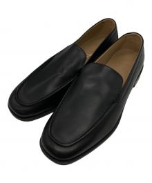 ZARA（ザラ）の古着「レザー ローファー」｜ブラック