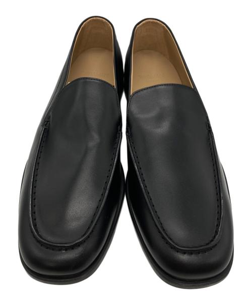 ZARA（ザラ）ZARA (ザラ) レザー ローファー ブラック サイズ:44の古着・服飾アイテム