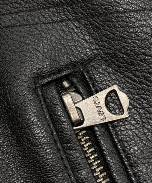 LEVI'S（リーバイス）LEVI'S (リーバイス) レザーボンバージャケット ブラック サイズ:Lの古着・服飾アイテム