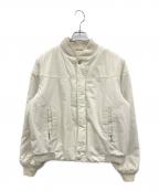 CATALINAカタリナ）の古着「【古着】トビウオ柄 カップショルダー ジャケット」｜アイボリー